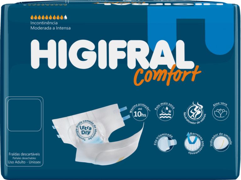 Higifral Comfort, fralda descartável uso adulto unissex