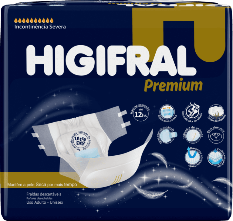 Higifral Premium, fralda descartável uso adulto unissex